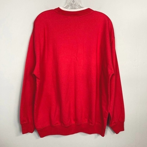 𝅺MCCC Sportswear Snowman Christmas Tree Mock Layered Sweatshirt Women's Size XL - Picture 12 of 12